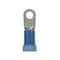 Panduit Ring Terminal, 1/4 in Stud Size, 6 AWG, 600 V, Vinyl Insulated, Blue, 10 PK PV6-14RX-X - alternate 1
